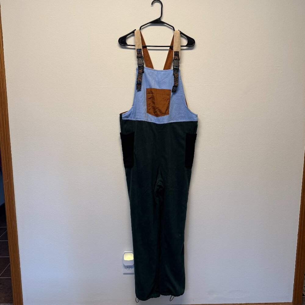 KAVU Women’s Pocatello Fleece Overalls Size Large